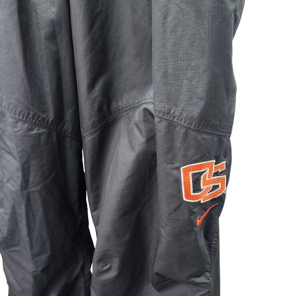 Nike Ohio State Lined Nylon Men's Track Pants Black - Size XL - Picture 2 of 5